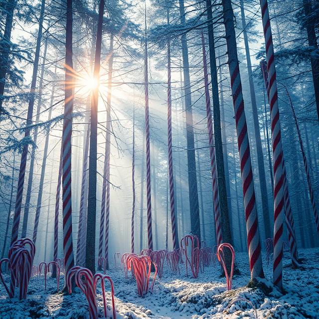 Candy Cane Forest