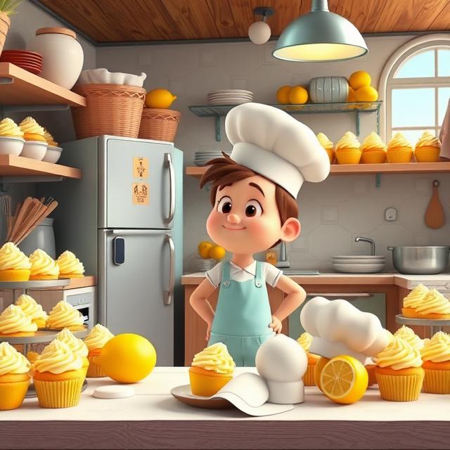 LeFou's Lemon Lime Cupcakes