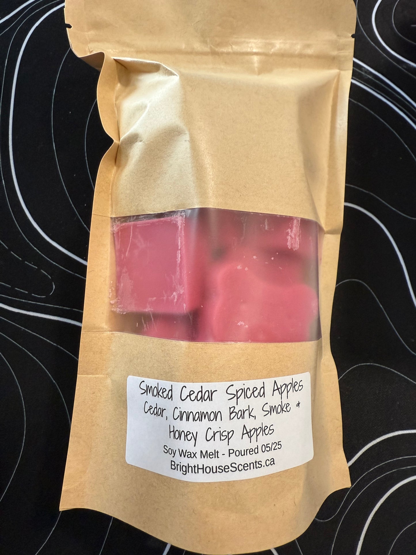 Smoked Cedar Spiced Apples