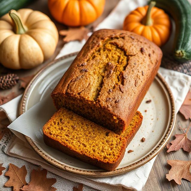 Pumpkin Zucchini Bread