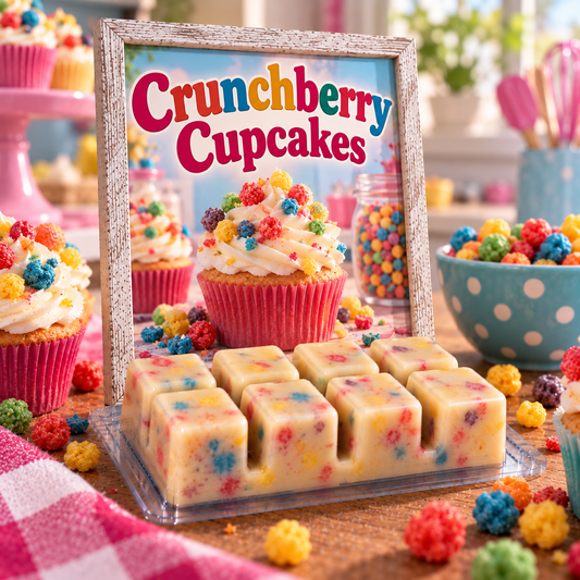 Crunch-Berry Cupcakes