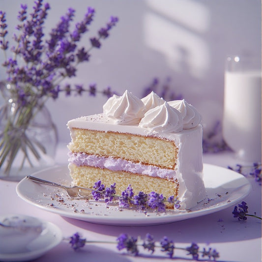 Lavender Cream Cake