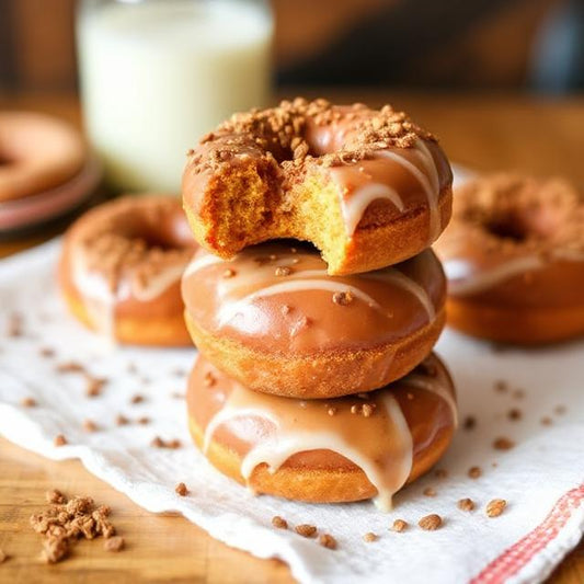 Pumpkin Bourbon Donuts