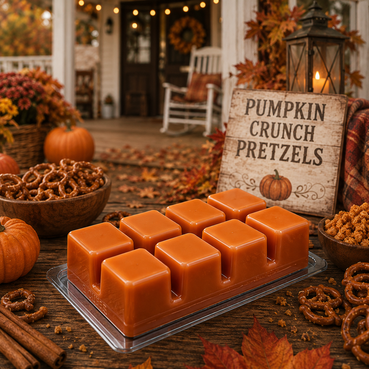 Pumpkin Crunch Pretzels