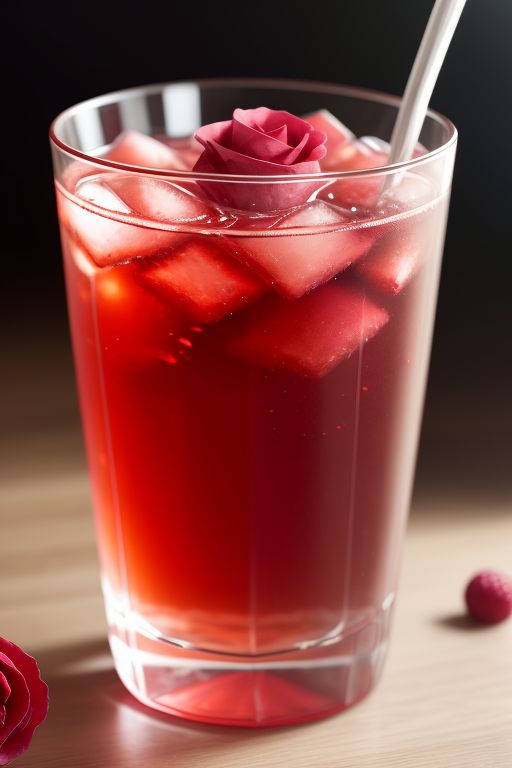 Raspberry Rose Ice Tea