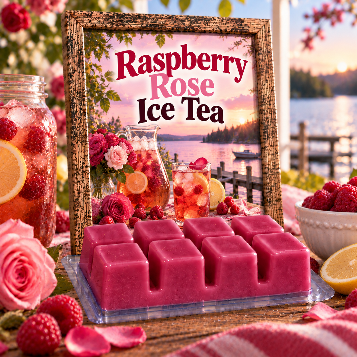 Raspberry Rose Ice Tea