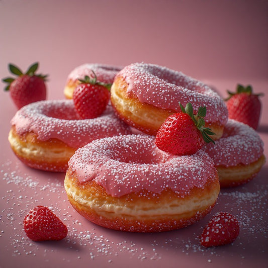 Strawberry Donuts