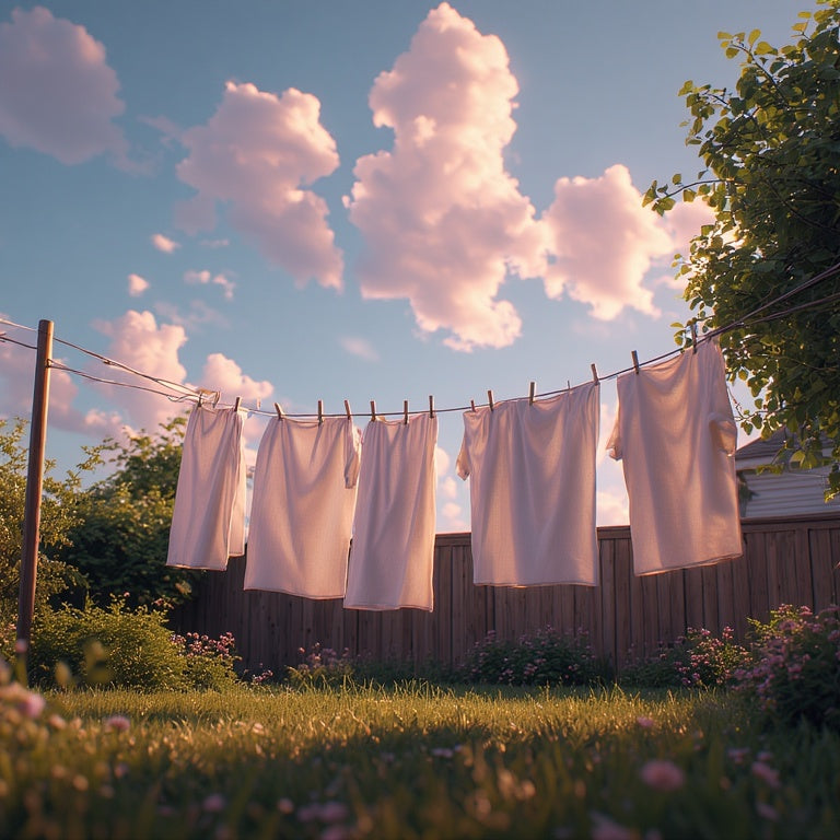 Sweet Laundry on the Line
